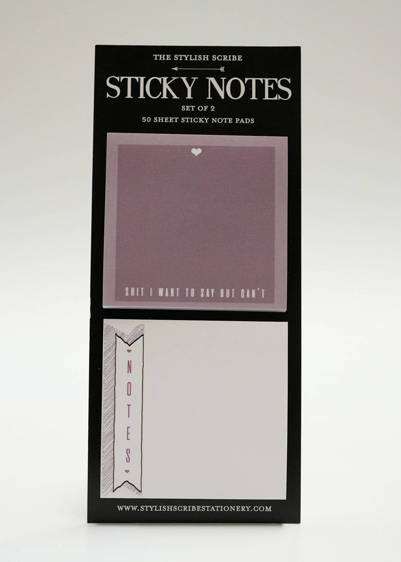 Snarky Sticky Note Pad Set